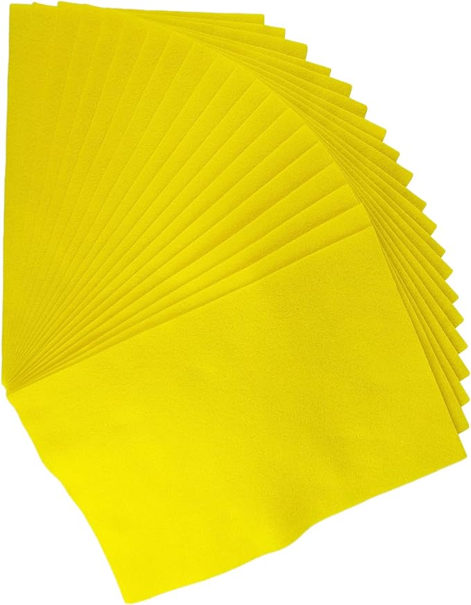 Jtnohx Color Felt, Soft Felt Sheets, 1.4mm Thick 8"x12" Handicraft Felt Fabrics