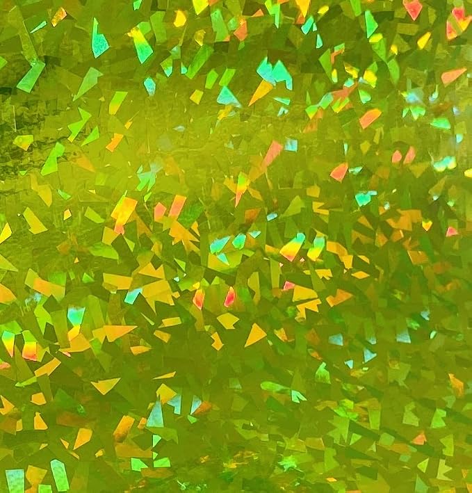 Holographic Crystal Sign Vinyl, HOLOCRYSTAL self-Adhesive Plastic