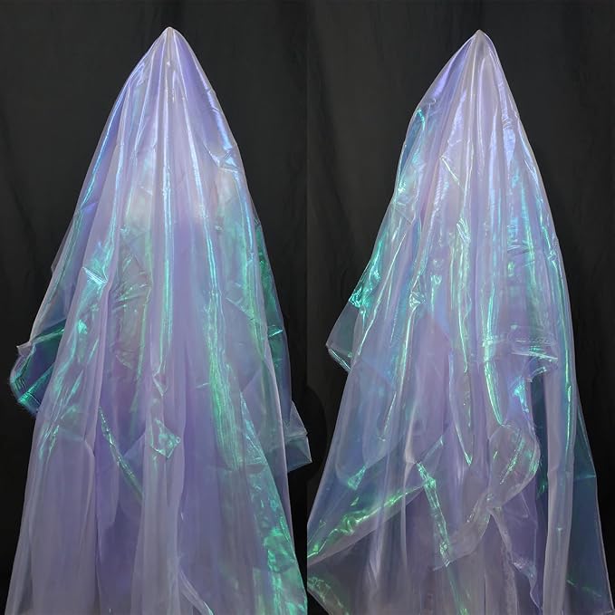 Light Purple Iridescent Organza Fabric
