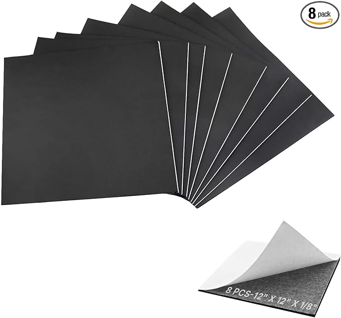 Storystore 8 Pcs 1/8" Thick Foam Padding Sheets