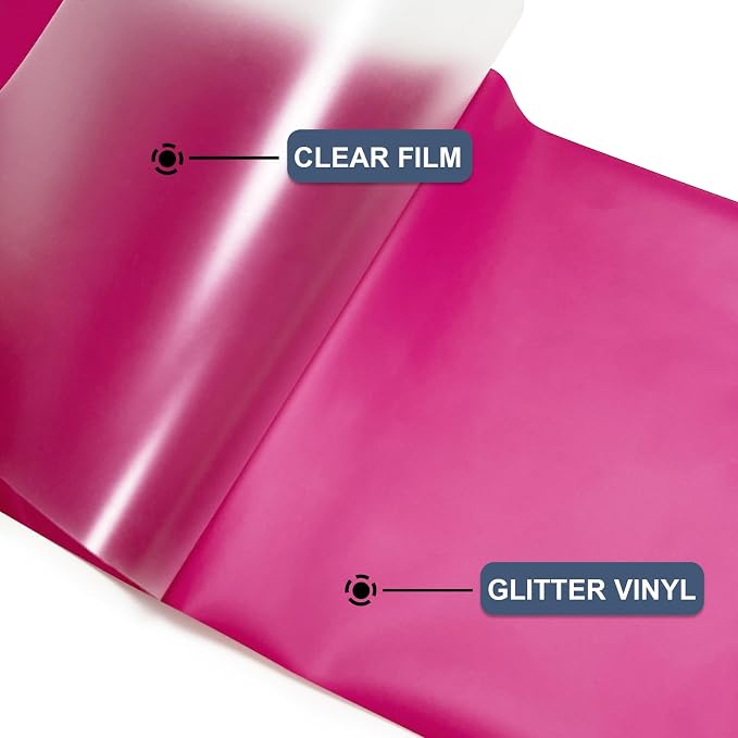 Rose Red Heat Transfer Vinyl HTV Roll 12" x 15ft. | Easy to Cut, Weed & Transfer