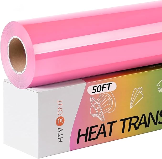 HTVRONT Pink Iron on Vinyl