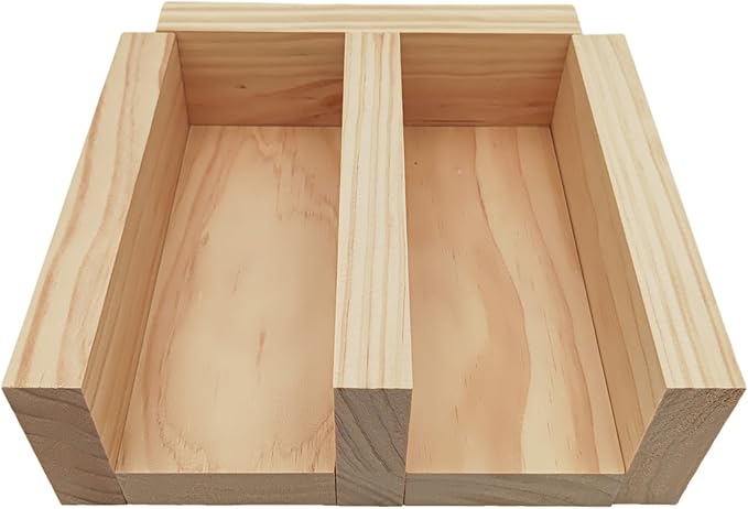 6PCS Rectangle Wood Boards Unfinished Wood Blocks