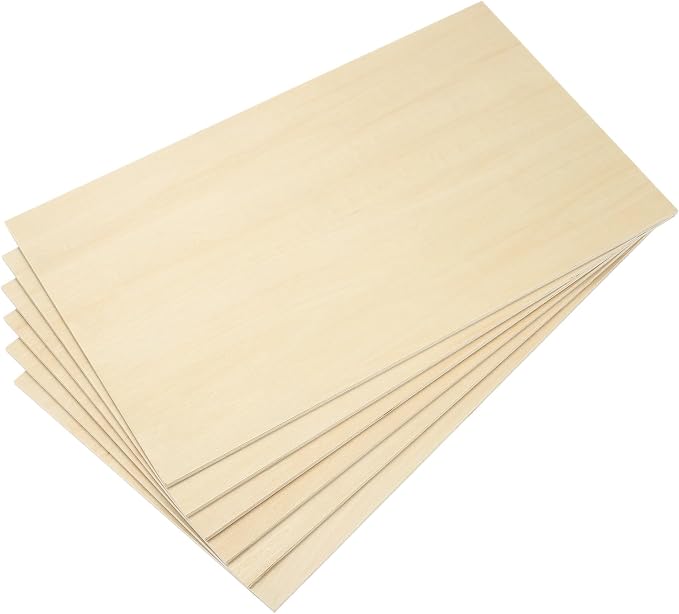 PATIKIL 12x20x1/4 Basswood Sheets