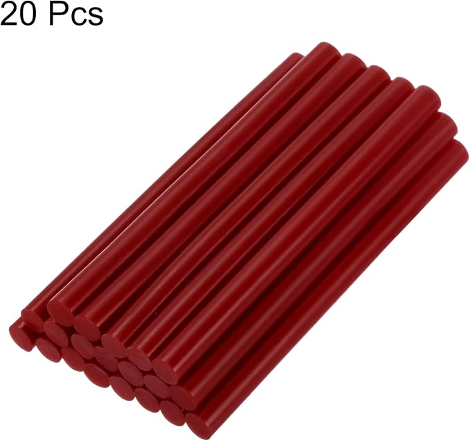 uxcell 20pcs Hot Glue Sticks for Glue Gun 11mm/0.43-inch x 8-inch Mini Hot Melt