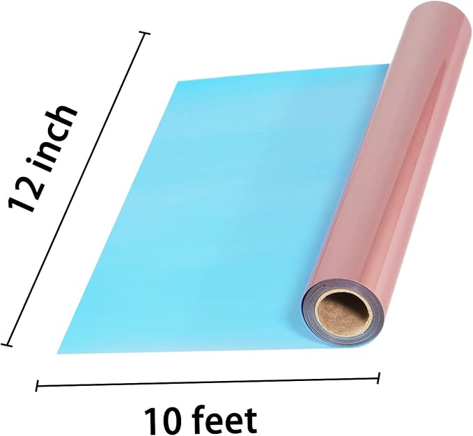 FUNKAKA Heat Transfer Vinyl Rose Golden HTV Rolls