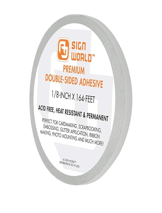 Best 1/8" Ultra-Thin Permanent Double-Sided Tape