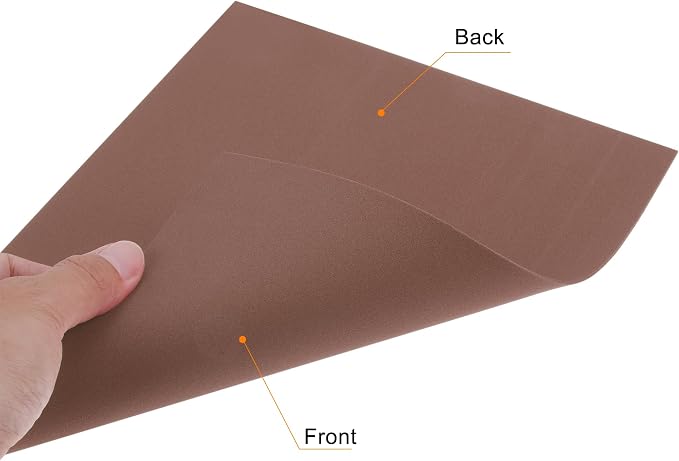 uxcell Coffee EVA Foam Sheets, 11.8x7.9 in 2mm Thick Handicraft Foam Paper