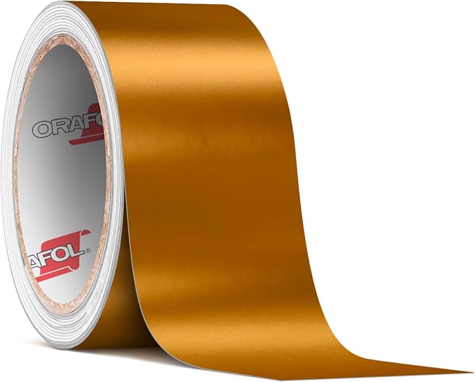 ORACAL 651 Gloss Metallic Copper Permanent Vinyl Tape Roll – Premium Adhesive