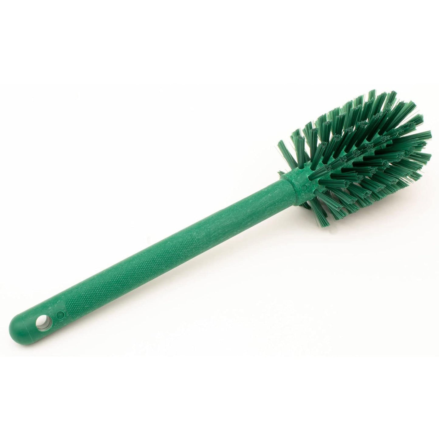 SPARTA Large Water Bottle Brush Ideal for Wide-Mouth Jars, Bottles and Tumblers, Dishwashing Tool with Handle for Home and Commercial Kitchens, Plastic, 12 Inches, Green, (Pack of 6)