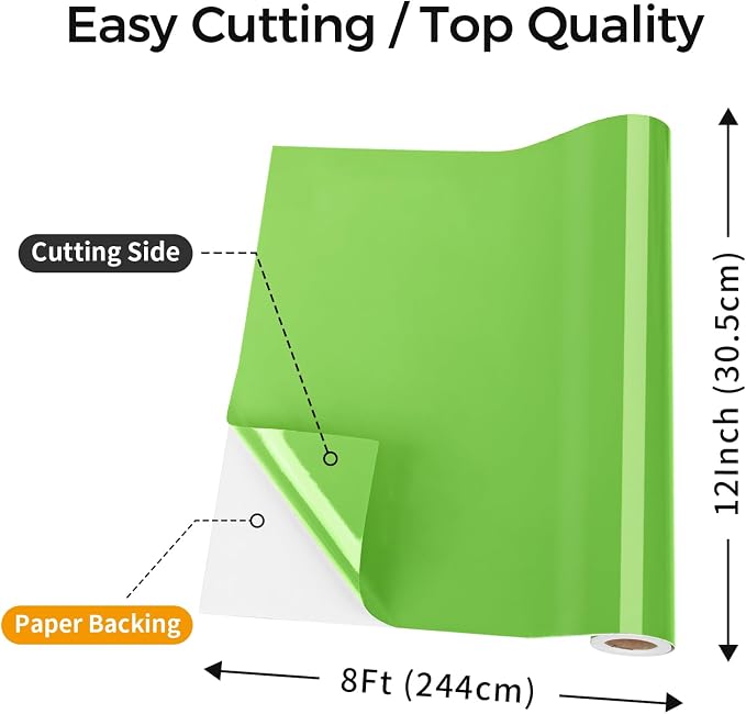 IModeur Glossy Green Permanent Vinyl