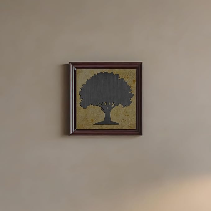 Unfinished Oak Tree Wood Cutout – Rustic Laser Cut Wooden Shape