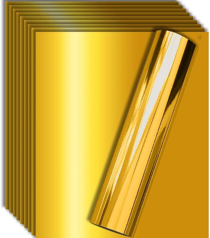 Gold Metallic Foil HTV Heat Transfer Vinyl