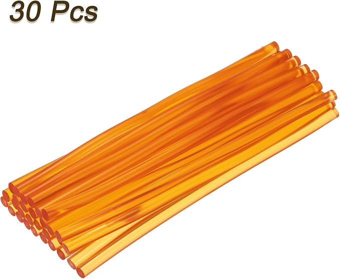 uxcell 30pcs 7mm x 200mm Mini Hot Glue Sticks