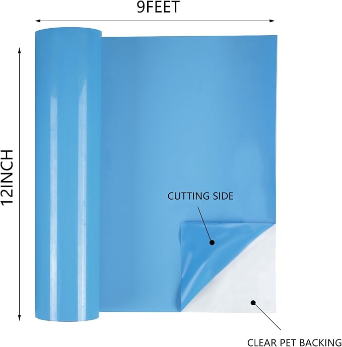 HTVVETUR HTV Vinyl Rolls Heat Transfer Vinyl