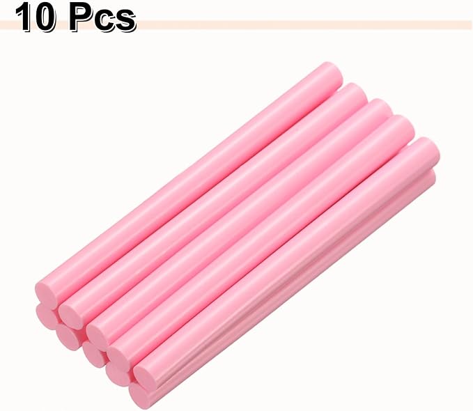 HARFINGTON 10pcs Hot Glue Sticks 0.28" Dia x 3.94" Long EVA Mini Hot Melt
