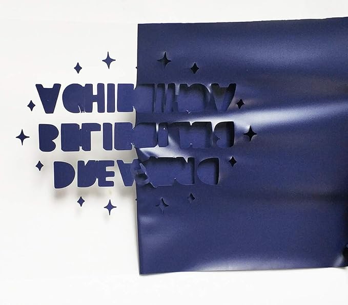 guangyintong Heat Transfer Vinyl Navy Blue HTV Rolls, Glossy Surface HTV Vinyl