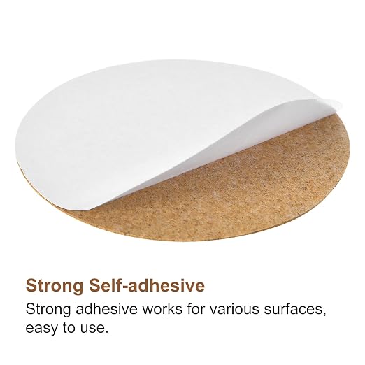UXCELL 100 Pcs Self-Adhesive Cork Round