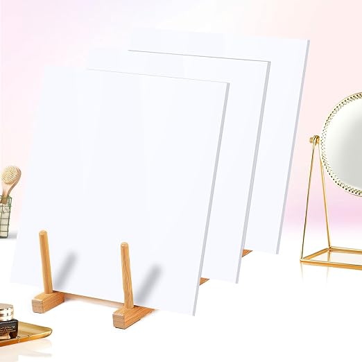 Adrattnay White Acrylic Sheets 1/8 Thick, Opaque Acrylic Sheets Acrylic Panel