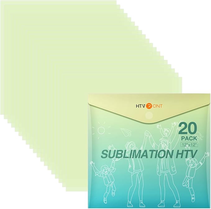 HTVRONT Sublimation HTV Sheets for Cotton Fabric