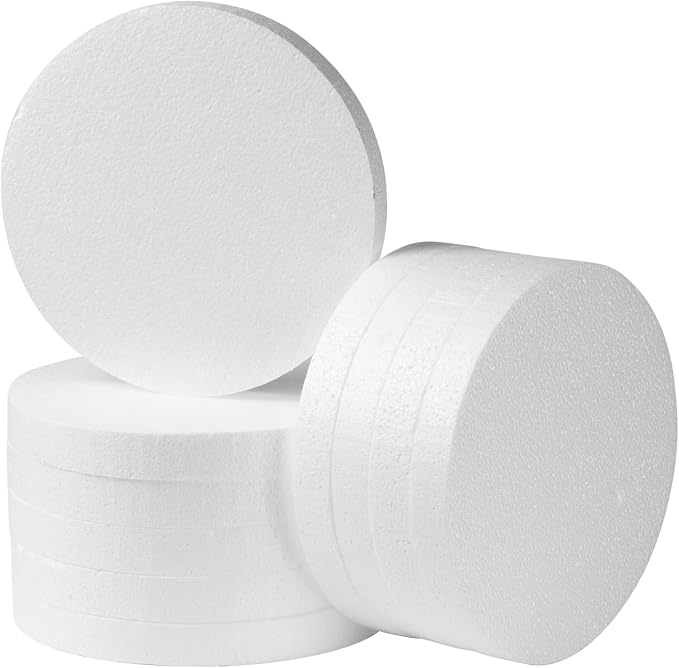 FFchuanhe 6 Inch 10-Pack Foam Circles
