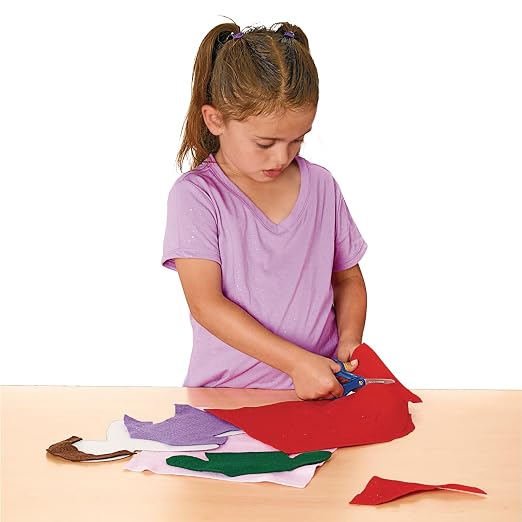 Colorations 100% Polyester Felt Sheets 9 inches x 12 inches, 13 colors