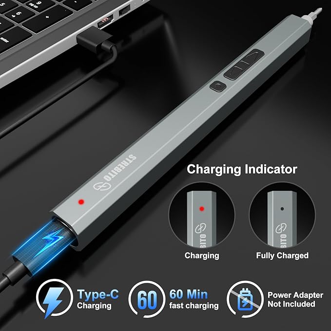 STREBITO Electric Screwdriver, 144-in-1 Precision Screwdriver Set, 120 Magnetic Bits, Organized Storage and Portability, Small Tool Kit for Electronics, PC, Computer and Laptop, Gifts for Men