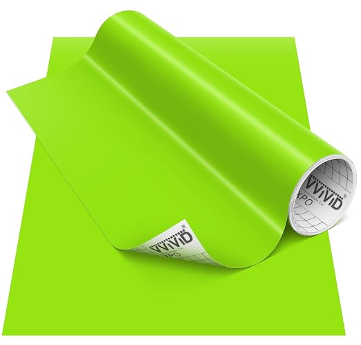 VViViD DECO65 Matte Pastel Lime Tree Green Permanent Adhesive Craft Vinyl
