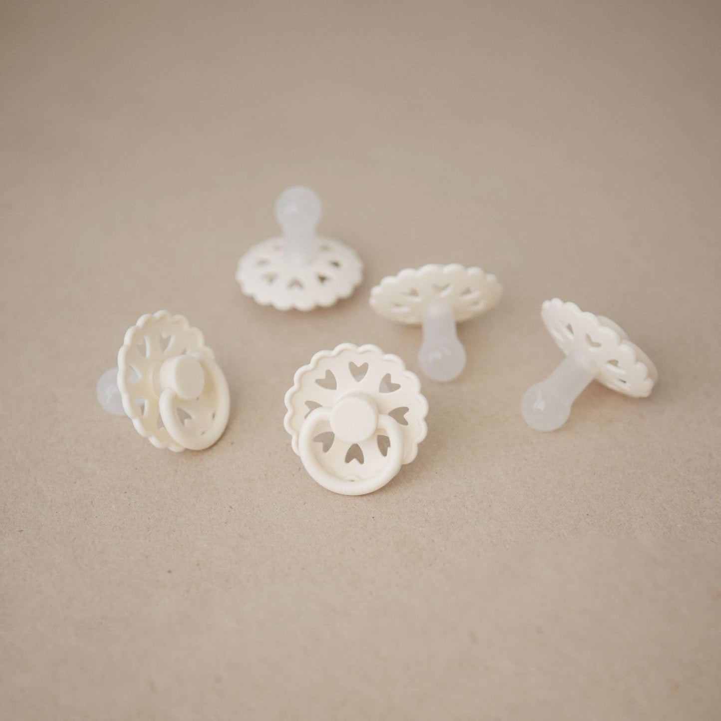 FRIGG SilkySoft Silicone Baby Pacifier 4-Pack Snowflake Dream | Made in Denmark | BPA-Free (6-18 Months)