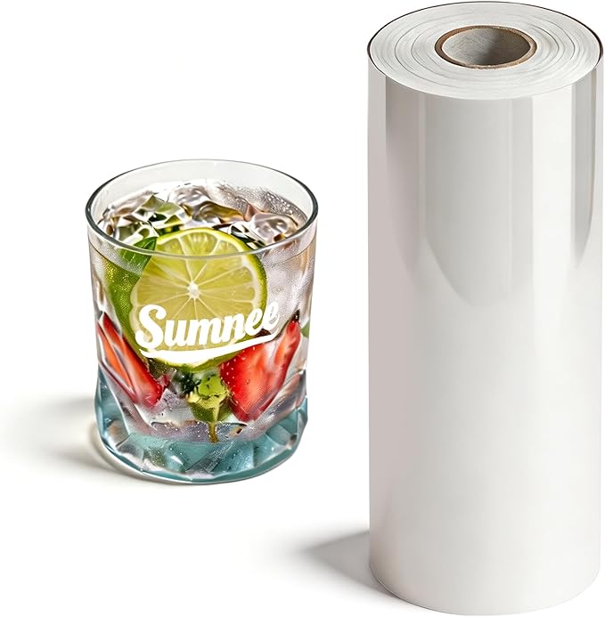 White Permanent Vinyl for Cricut Cutting Machine, Waterproof, Durable White