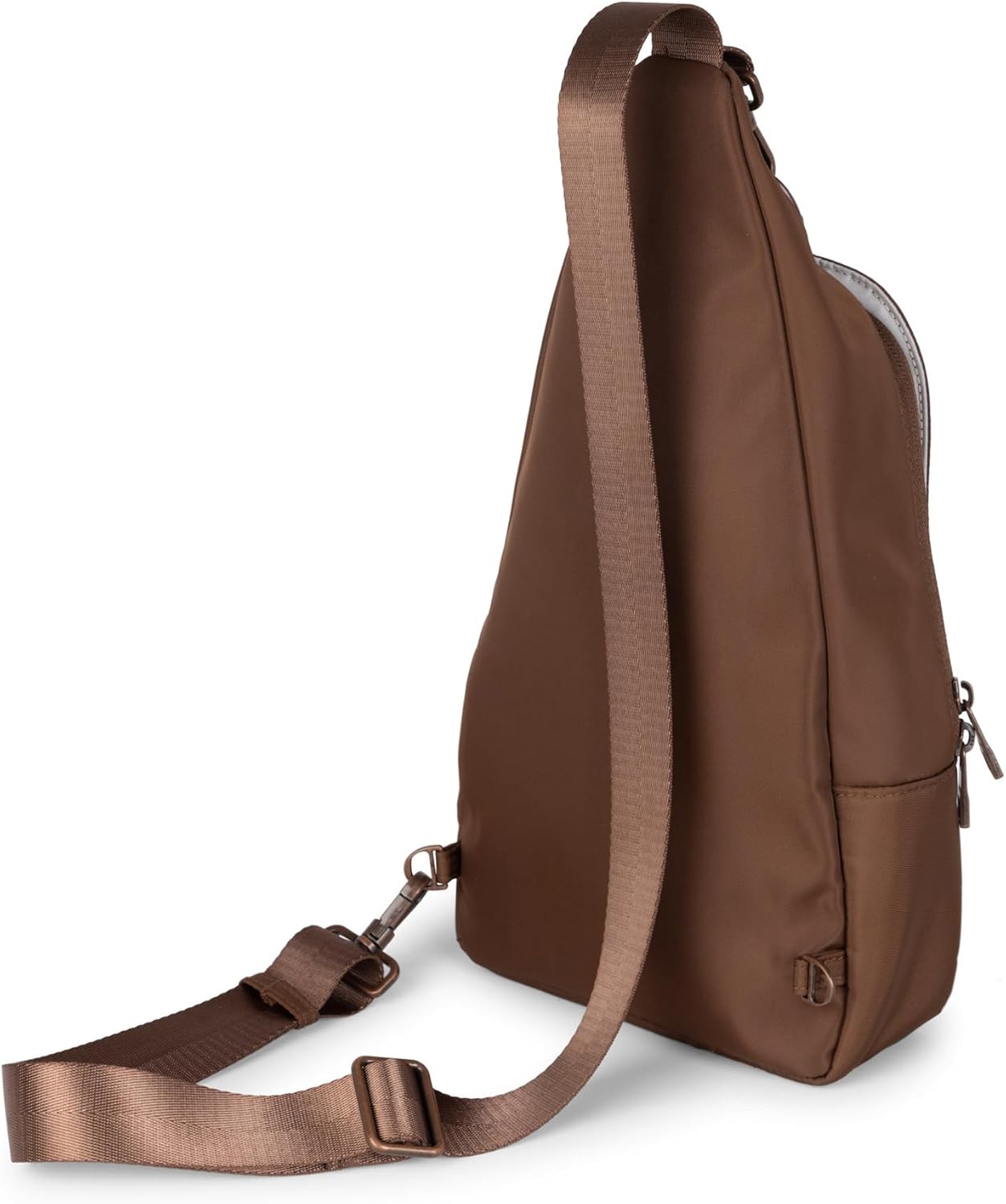 JuJuBe Crossbody Sling Bag Purse, Small Crossbody Bags for Women, Chest Daypack or Diaper Bag for Travel with Multiple Pockets, Adjustable Straps, Lightweight, Water Repellent Exterior, Espresso