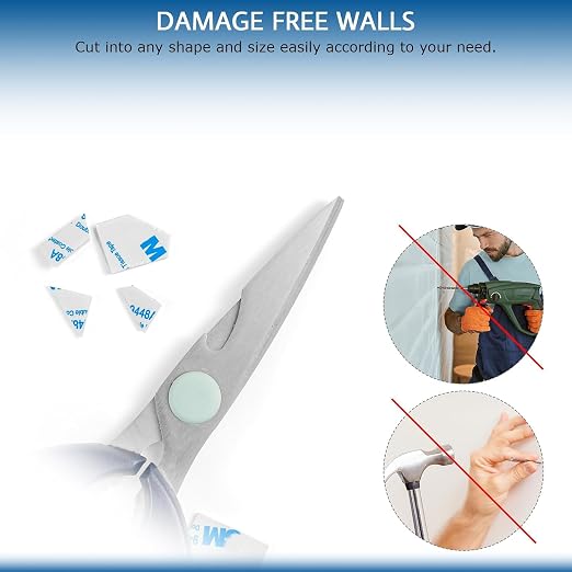 500Pcs Double Sided Foam Tape Strong Pad, Square Super-Sticky Double Sided