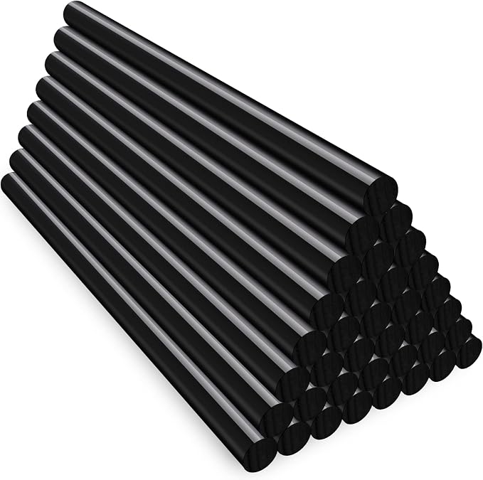 Black Hot Glue Sticks, 36 Pack, Standard