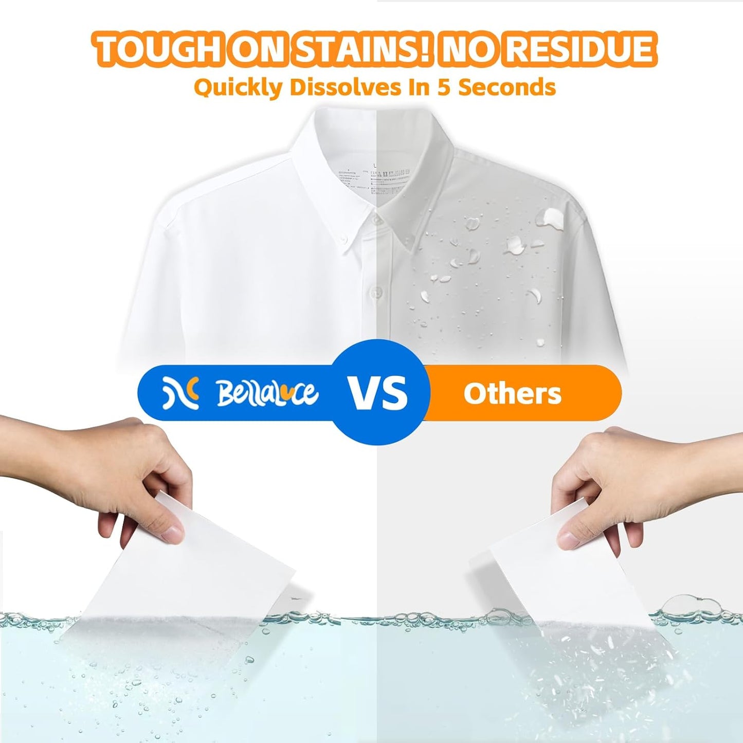 BellaLuce 2 Pack Laundry Detergent Sheets - Laundry Sheets, 800 Loads, Eco-Friendly, Plastic-Free, Fresh Linen Scent, Space Saving, Fast Dissolve & Hypoallergenic