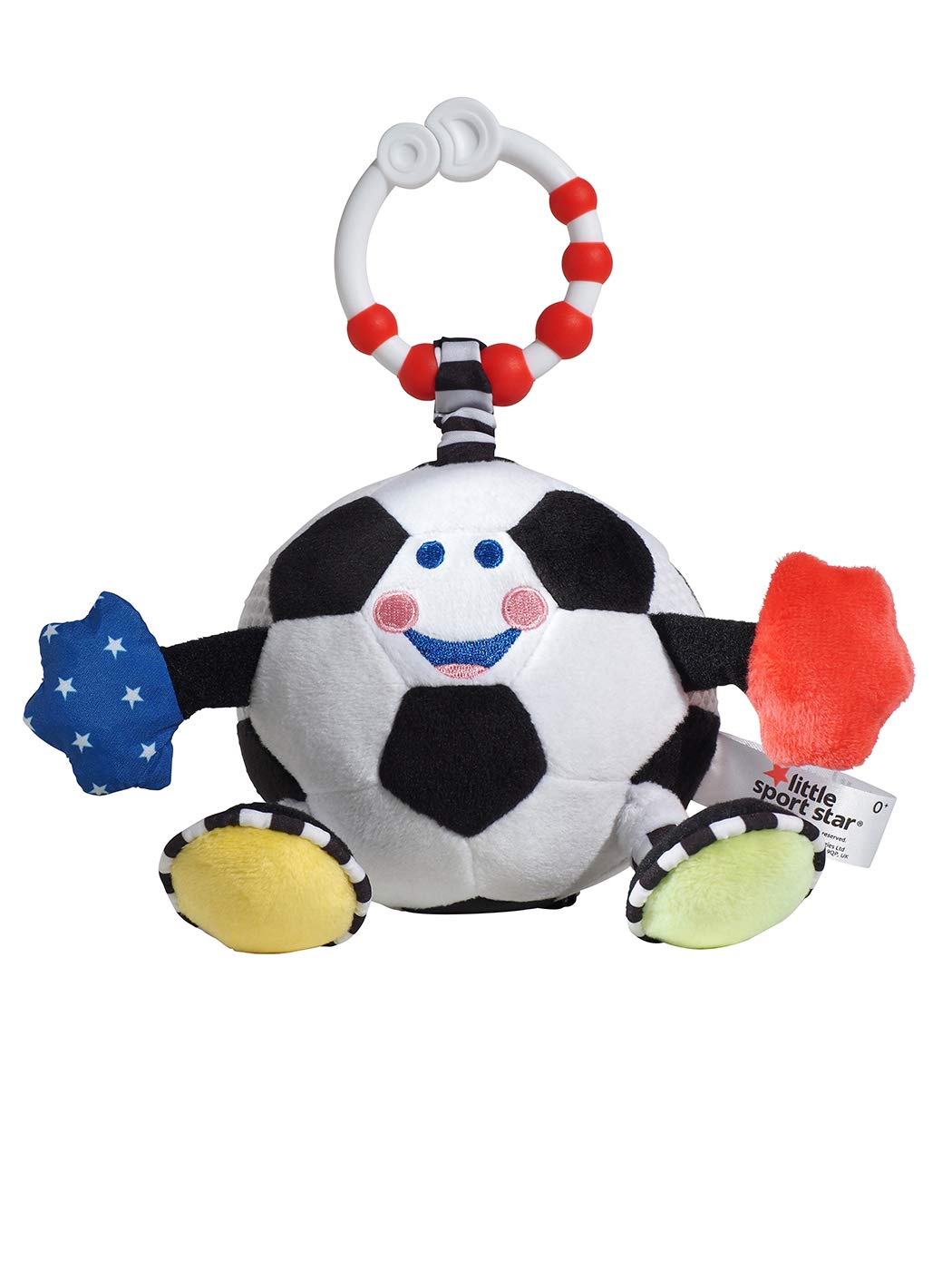 Newborn Soccer Ball | Soccer Baby Toy | Baby Gift | Extra Sensory Features for Babies and Infants | Part of The LITTLE SPORT STAR Collection