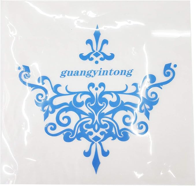 guangyintong Heat Transfer Vinyl Sky Blue HTV Rolls, Matte Surface PVC Material
