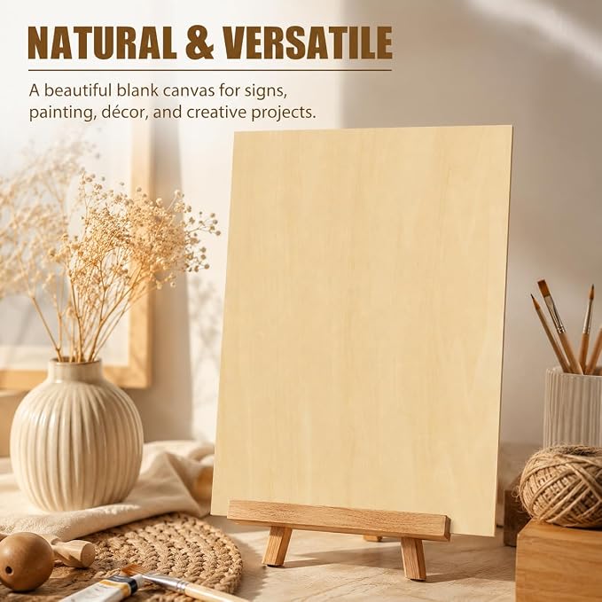 15 Pack Basswood Sheets 1/8 x 12 x 16 Inch, 3mm Plywood Sheets