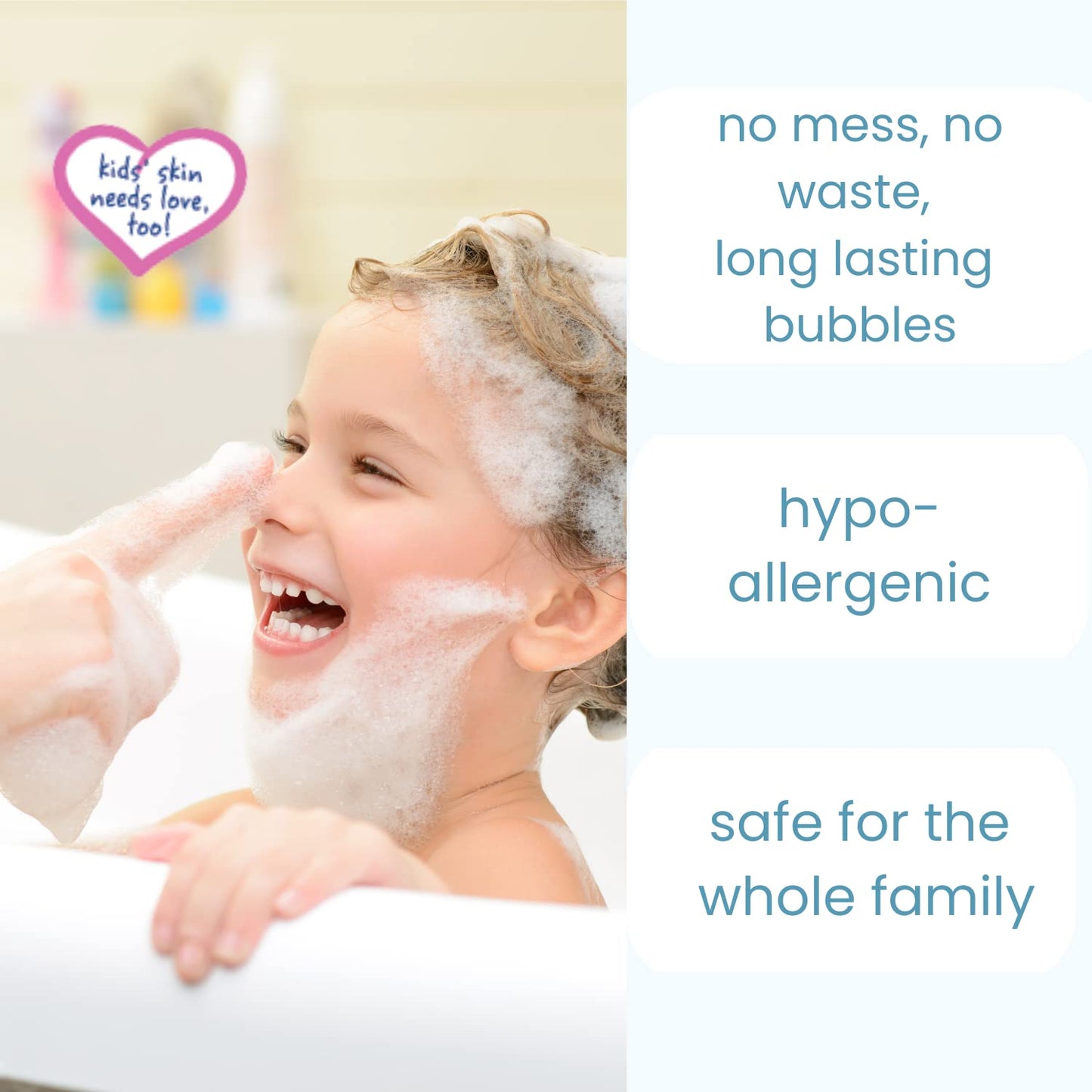 TruKid Bubble Podz Bubble Bath for Kids, Toddlers, & Babies, Tear Free Gentle & Refreshing Bath Bomb for Sensitive Skin with Natural Moisturizers, Non-Toxic, pH Balanced, Bubble Gum Scent (24 Podz)