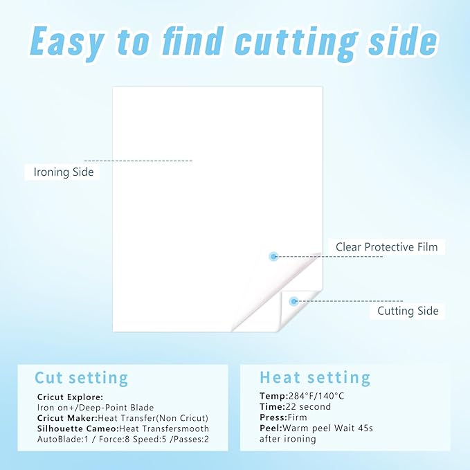 HTVSTD Color Changing Heat Transfer Vinyl 6Sheets 12×10in Iron on Vinyl |