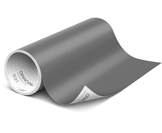 ORACAL 631 Matte Storm Grey Vinyl Durable Roll Easy to Weed Permanent Adhesive