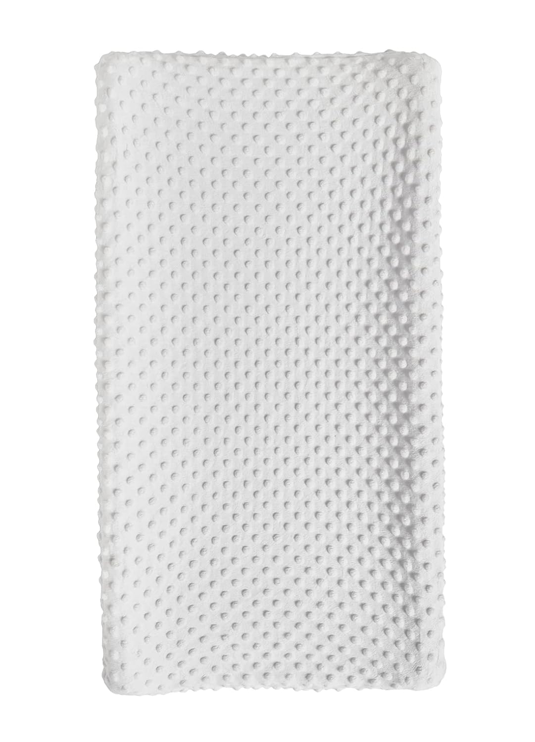 Changing Pad Cover Super Soft Dots Skin-Friendly Breathable Wipeable Changing Table Sheets for Baby Boy and Baby Girl (Bright White)