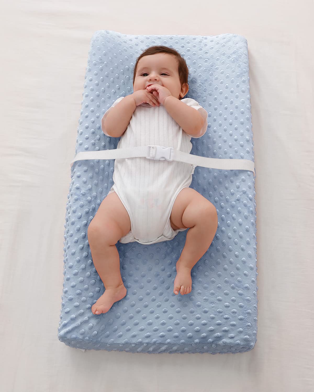 Changing Pad Cover, Soft Changing Table Sheets for Baby Boy and Girl, Diaper Changing Table Cover Fit 32"/34'' x 16" Pad (Blue)