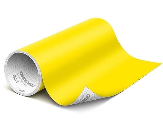 ORACAL 631 Matte Brimstone Yellow Vinyl Durable Roll Easy to Weed Permanent