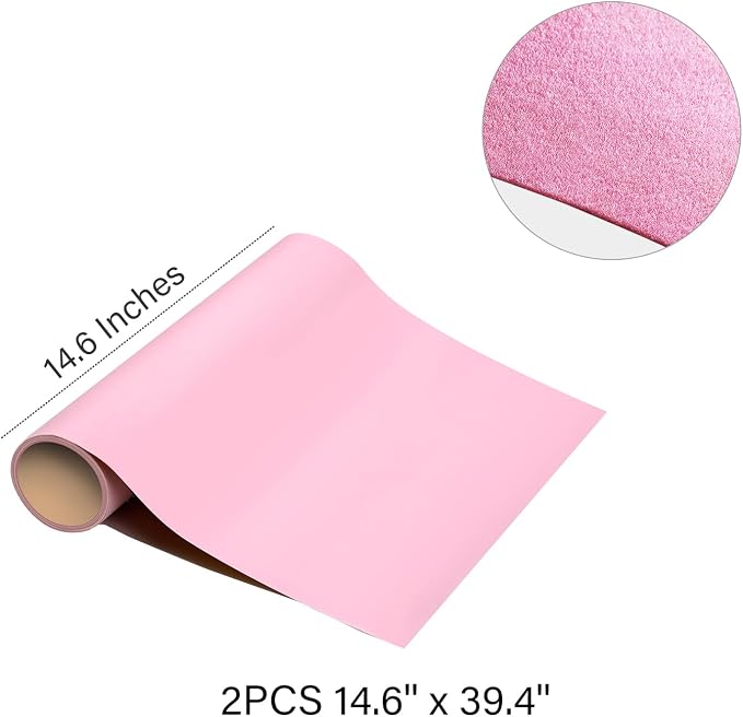 Mesheshe 2PCS Self Adhesive Felt Sheets, DIY Felt Adhesive Sheet