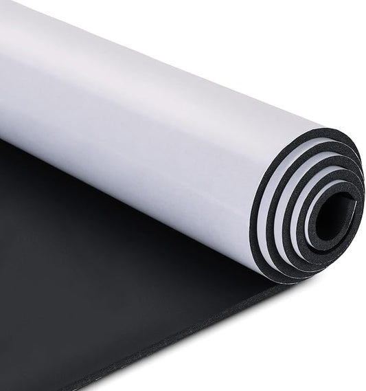 1/4" T x 12''W x 59''L Neoprene Foam Rubber Sheet