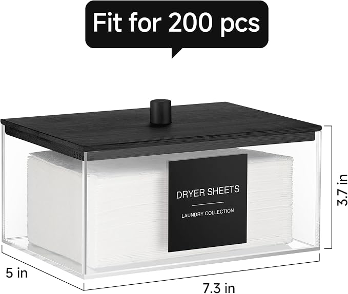 TIPGO Acrylic Dryer Sheet Holder
