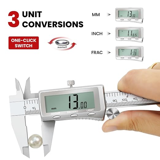 Digital Caliper, Rechargeable Calipers 12 inch