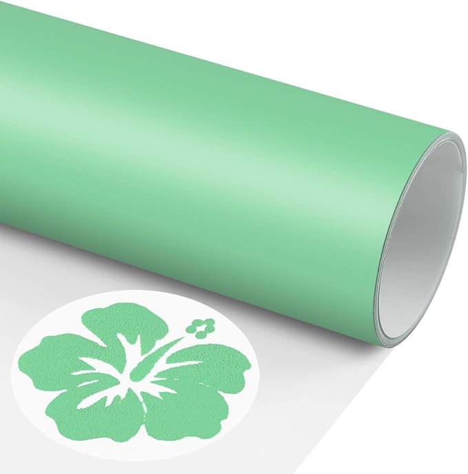 TransWonder Mint Green Puff Vinyl Heat Transfer