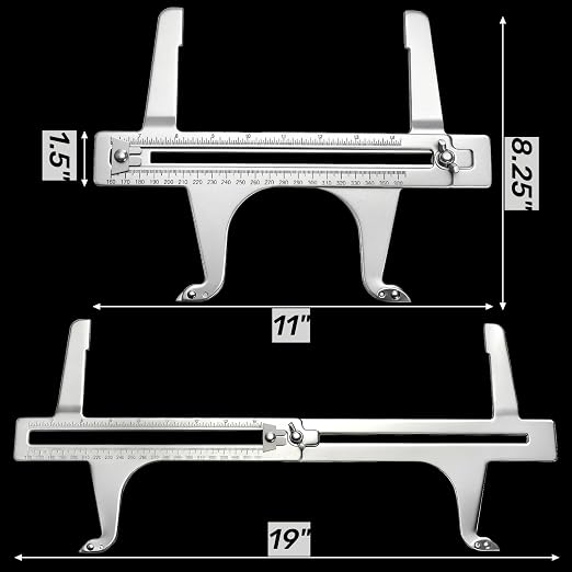 Tlence Steel Brake Resetting Gauge, Drum Brake Measuring Tool, Heavy Duty Dual