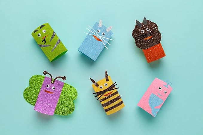 10 Sheets Glitter Cardstock Paper